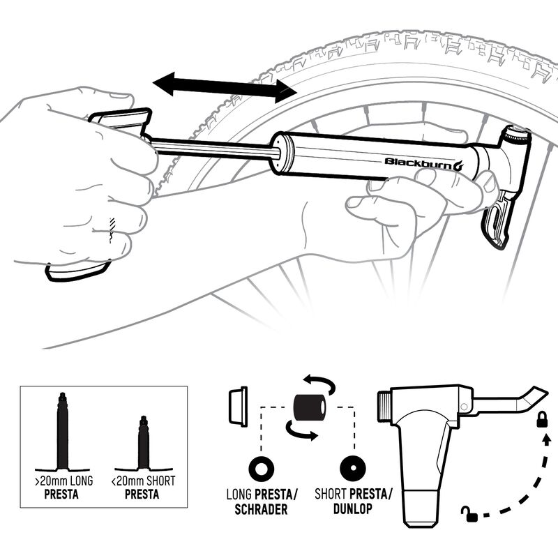 Airstik Anyvalve Mini-Pump