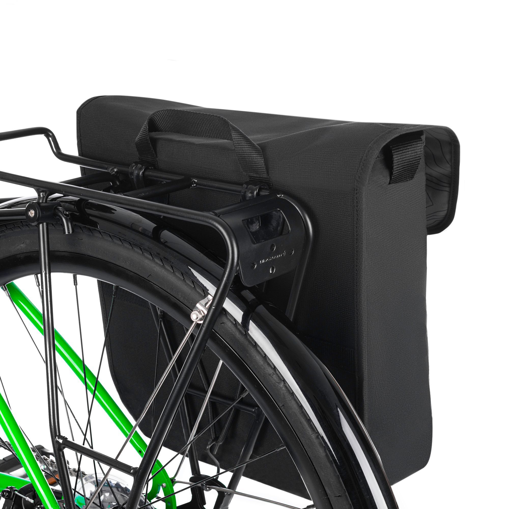 Back pannier outlet