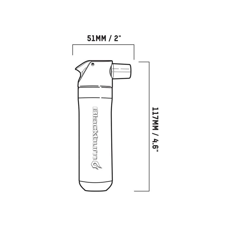 Outpost CO2 Cupped Inflator with Cartridge