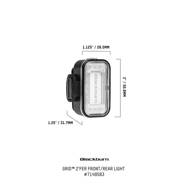 Grid 2'Fer Front Or Rear Light