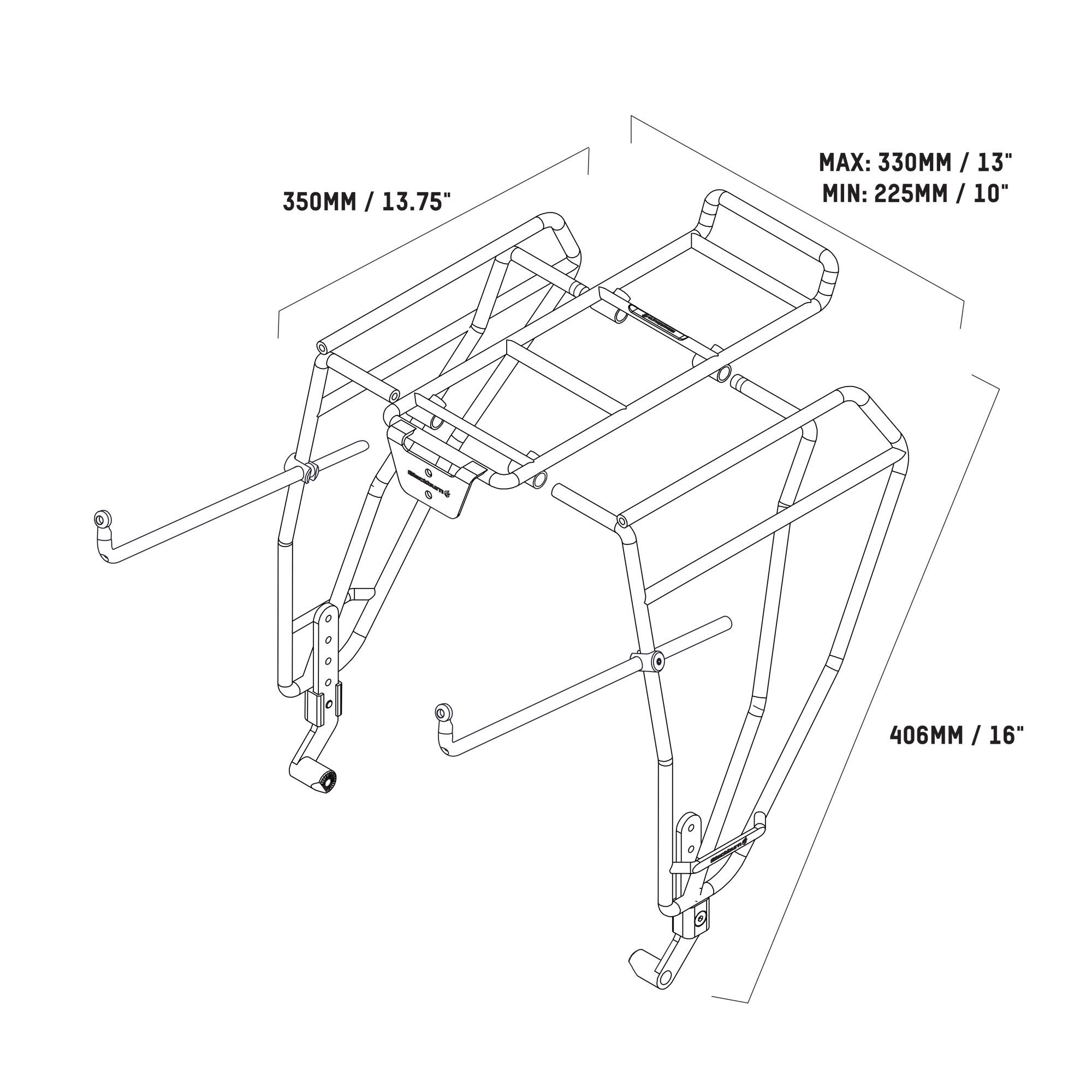 Outpost Fat Front or Rear Rack Blackburn