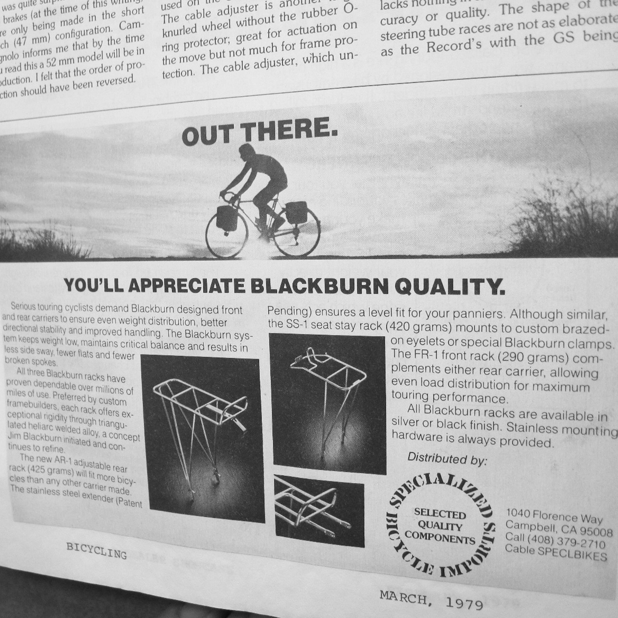 EX 1 Rear Rack Blackburn