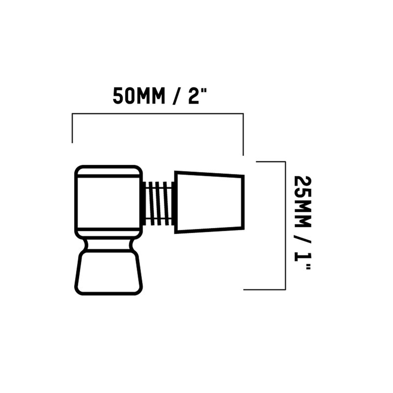 Wayside CO2 Thread On Inflator w/ Cartridge