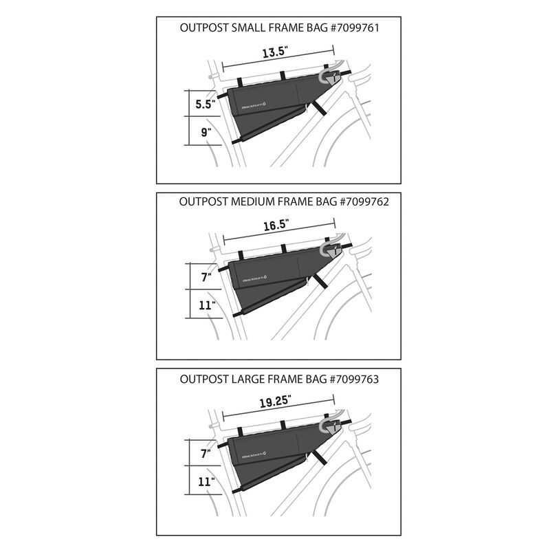 Outpost Frame Bag Small